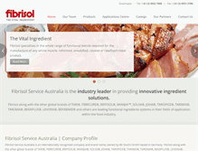Tablet Screenshot of fibrisol.com.au